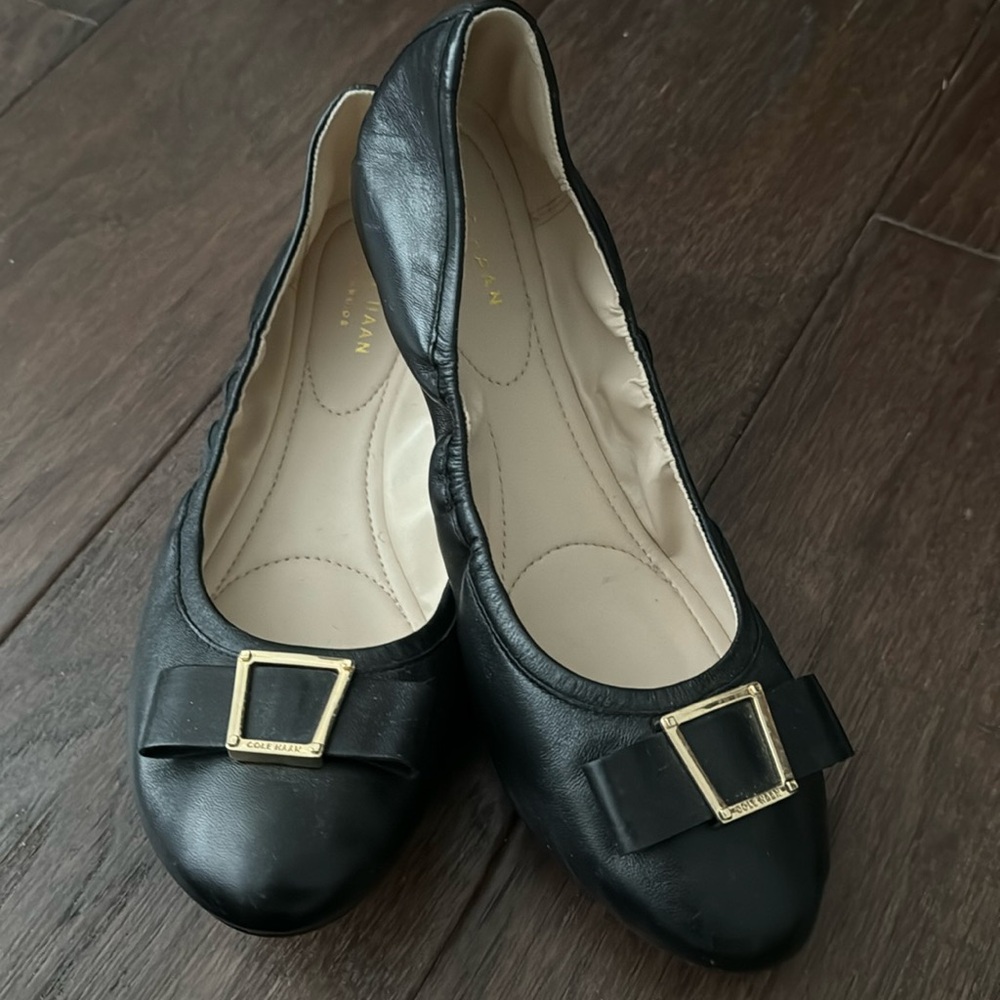 Cole Haan Ballet Flats (Black, Women’s Size 10)